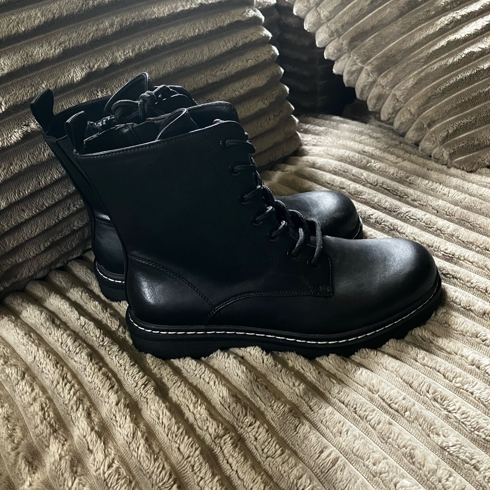 torrid Black Lace-Up Women's Combat Boots